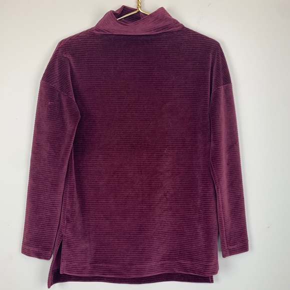 A New Day ribbed mock neck pullover top, XS - Picture 2 of 5